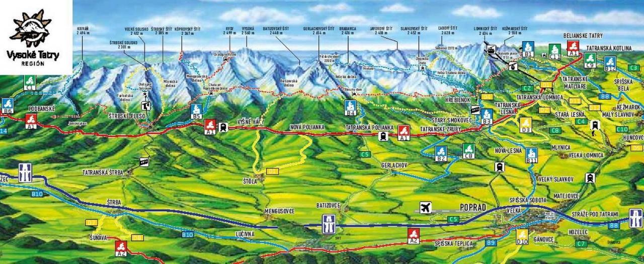 Apartman B 101 Vysoké Tatry Eksteriør bilde